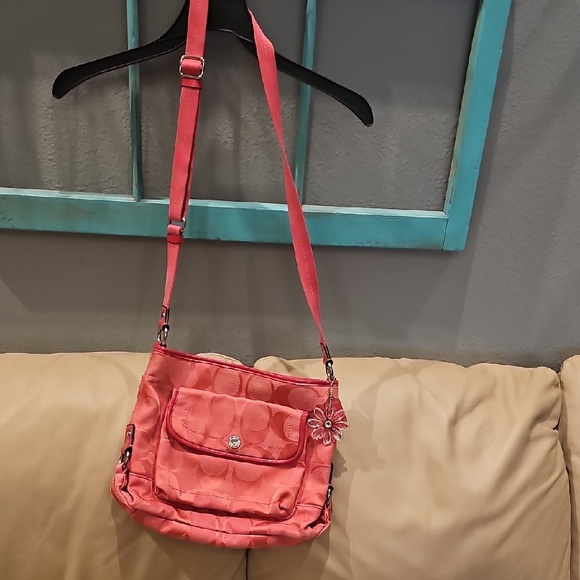 Coach Handbags - COACH Pink Floral Women Bag Really Fun!